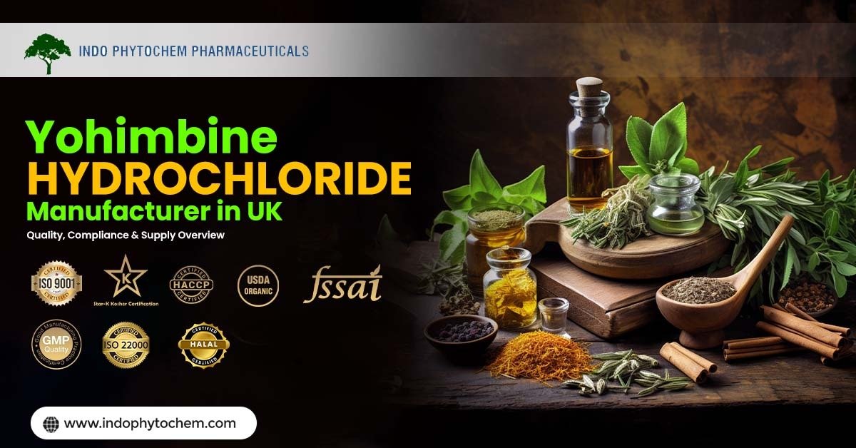 Yohimbine Hydrochloride manufacturer in UK