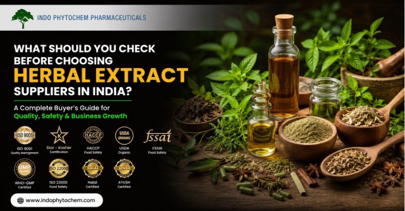 What Should You Check Before Choosing Herbal Extract Suppliers in India?