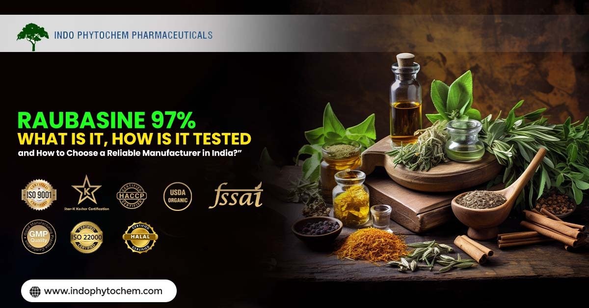 Raubasine 97% Manufacturers in India - Indo Phytochem